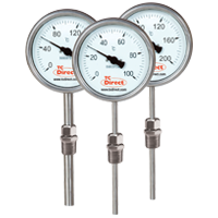 Bi-Metallic Dial Thermometers – Fixed