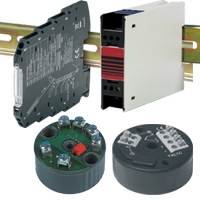 Temperature Transmitters Thermocouple transmitters giving 4 to 20mA and other process outputs. Head or DIN rail mounting, including HART protocol and ATEX.