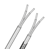 Ceramic Fibre Insulated Thermocouple Cable Ideal for extreme temperature applications up 1200ºC.