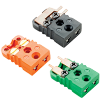 Miniature PCB Thermocouple Sockets - Bottom, Rear and Side Mounting 220ºC