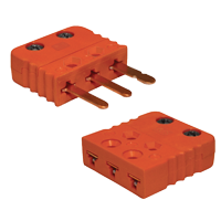 Miniature 3 Pin Thermocouple Connectors (rated to 220ºC)