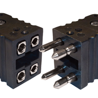 Standard Duplex Thermocouple Connectors rated to 220°C