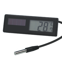 Wall mounted Solar Thermometer with lead sensor
