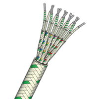 Fibreglass Insulated Multipair Thermocouple Cable (480°C)